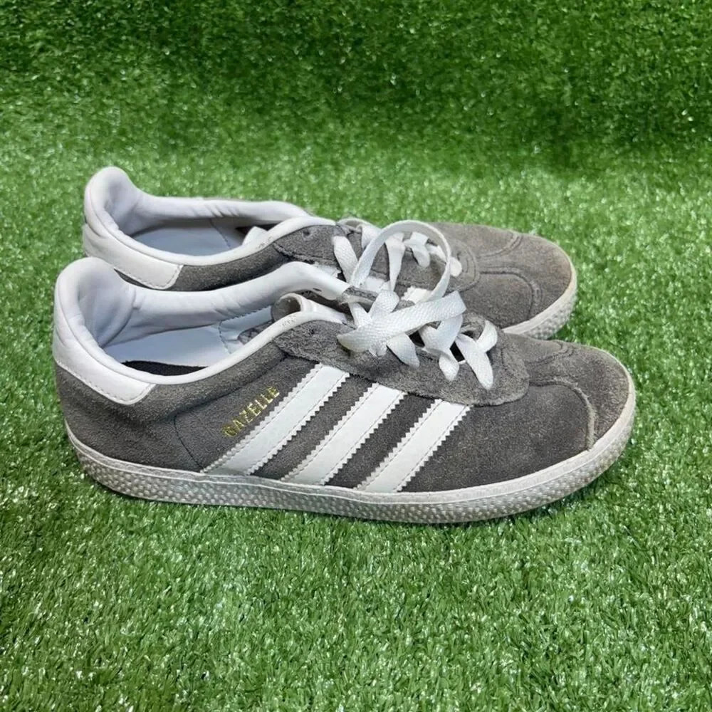 Adidas Grey and White Trainers